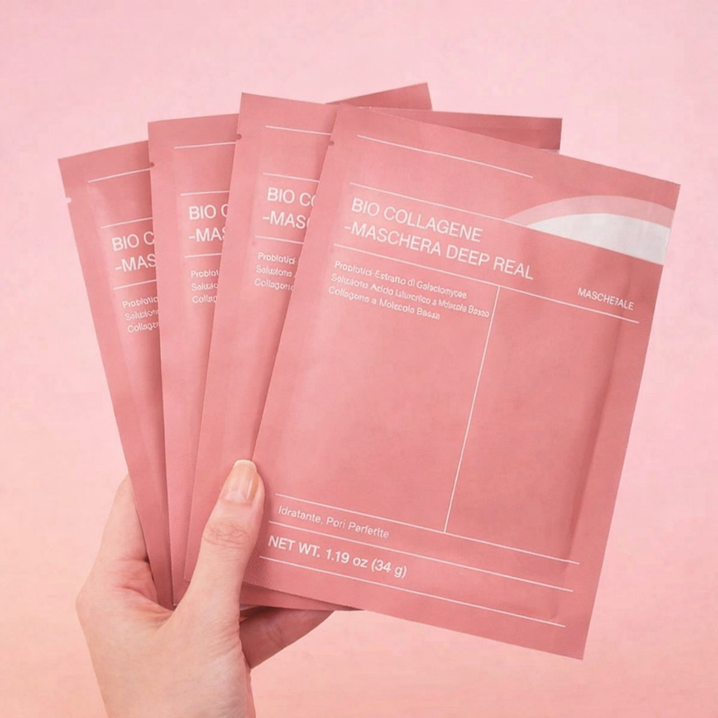 Maschera al Bio-Collagene – Antirughe & Idratazione Profonda