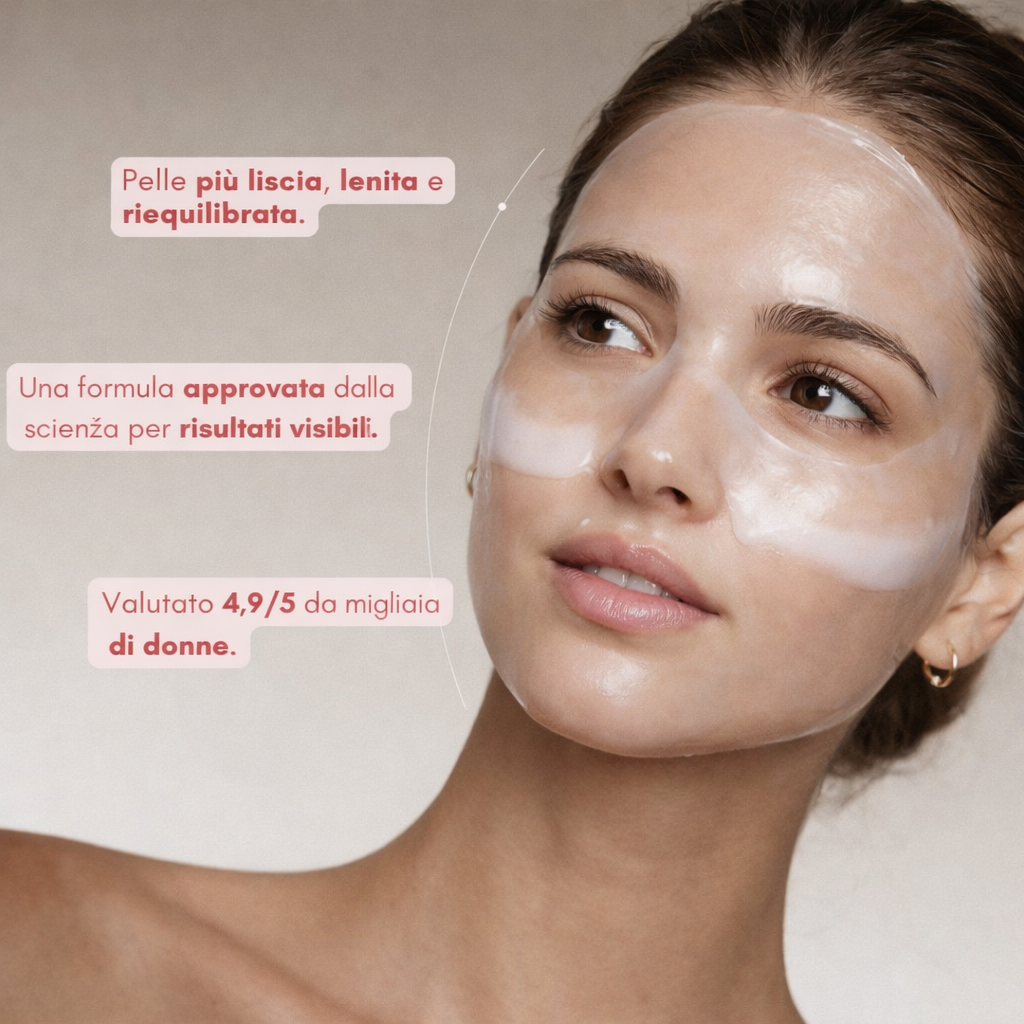 Maschera al Bio-Collagene – Antirughe & Idratazione Profonda